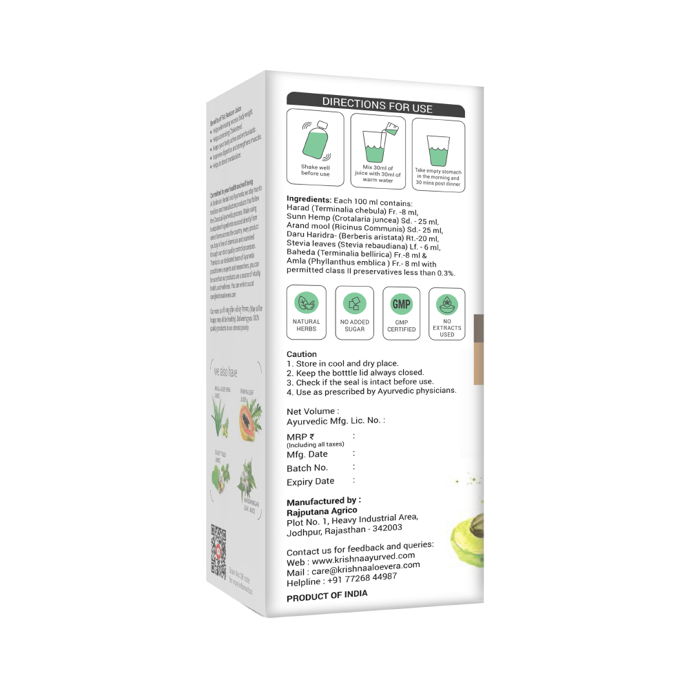 Krishna's Fat Reducer Tonic | Supports Weight Management - Image 3