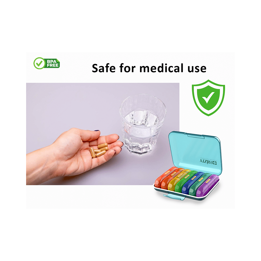 Frizty Weekly Pill Box Multicolor - Image 5
