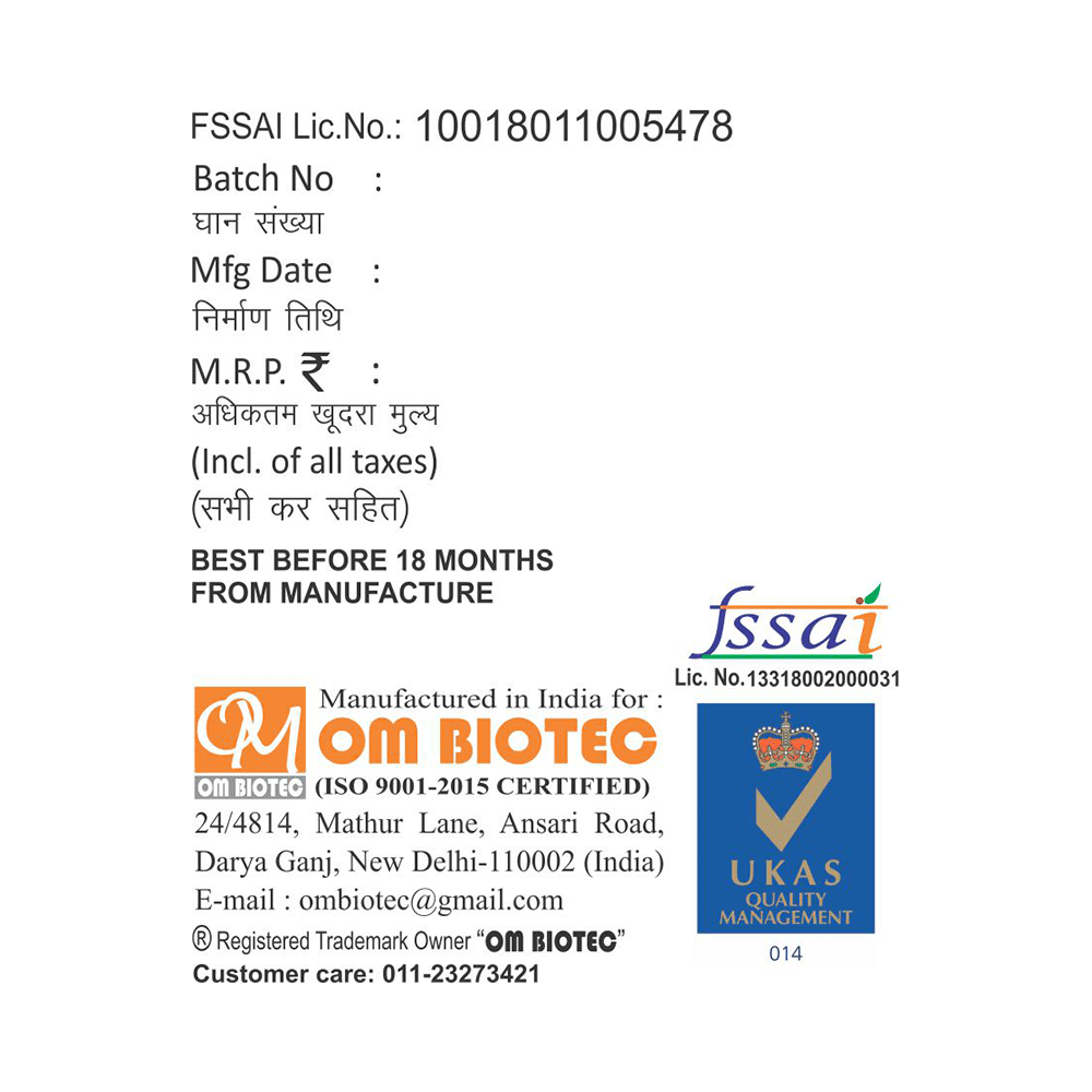 Om Biotec Gluco Urja Refreshing Orange - Image 3