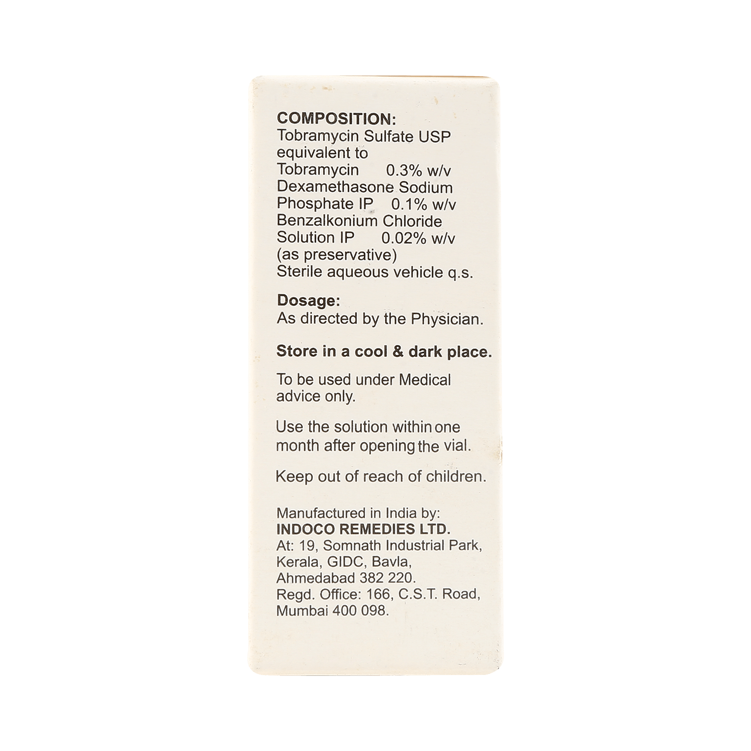 Tobaren DM Eye Drop - Image 4