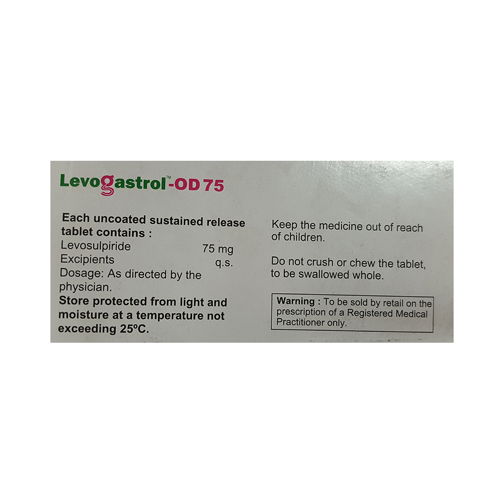 Levogastrol OD 75 Tablet SR - Image 2