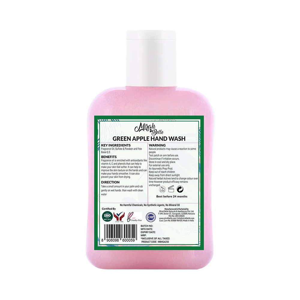 Mirah Belle Green Apple Hand Wash - Image 2