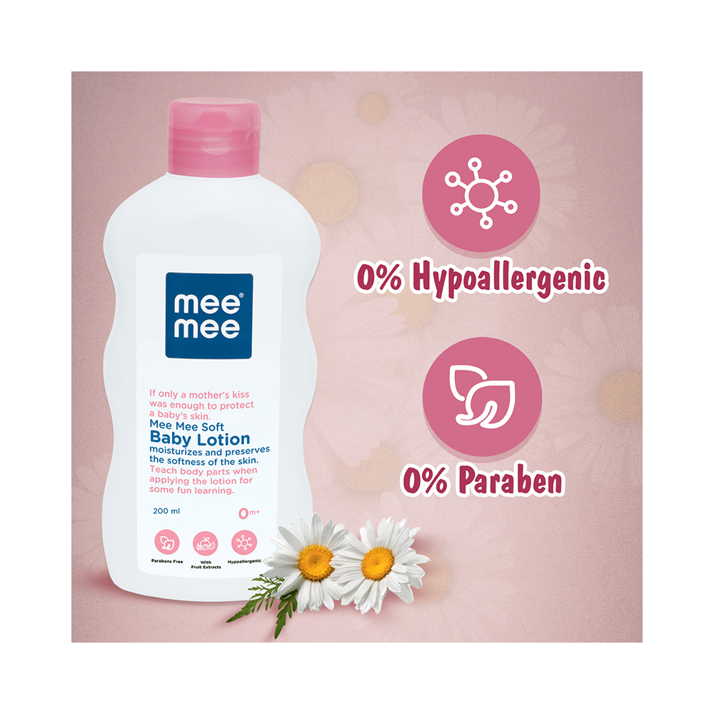 Mee Mee Soft Baby Lotion With Fruit Extract (200ml Each) - Image 1