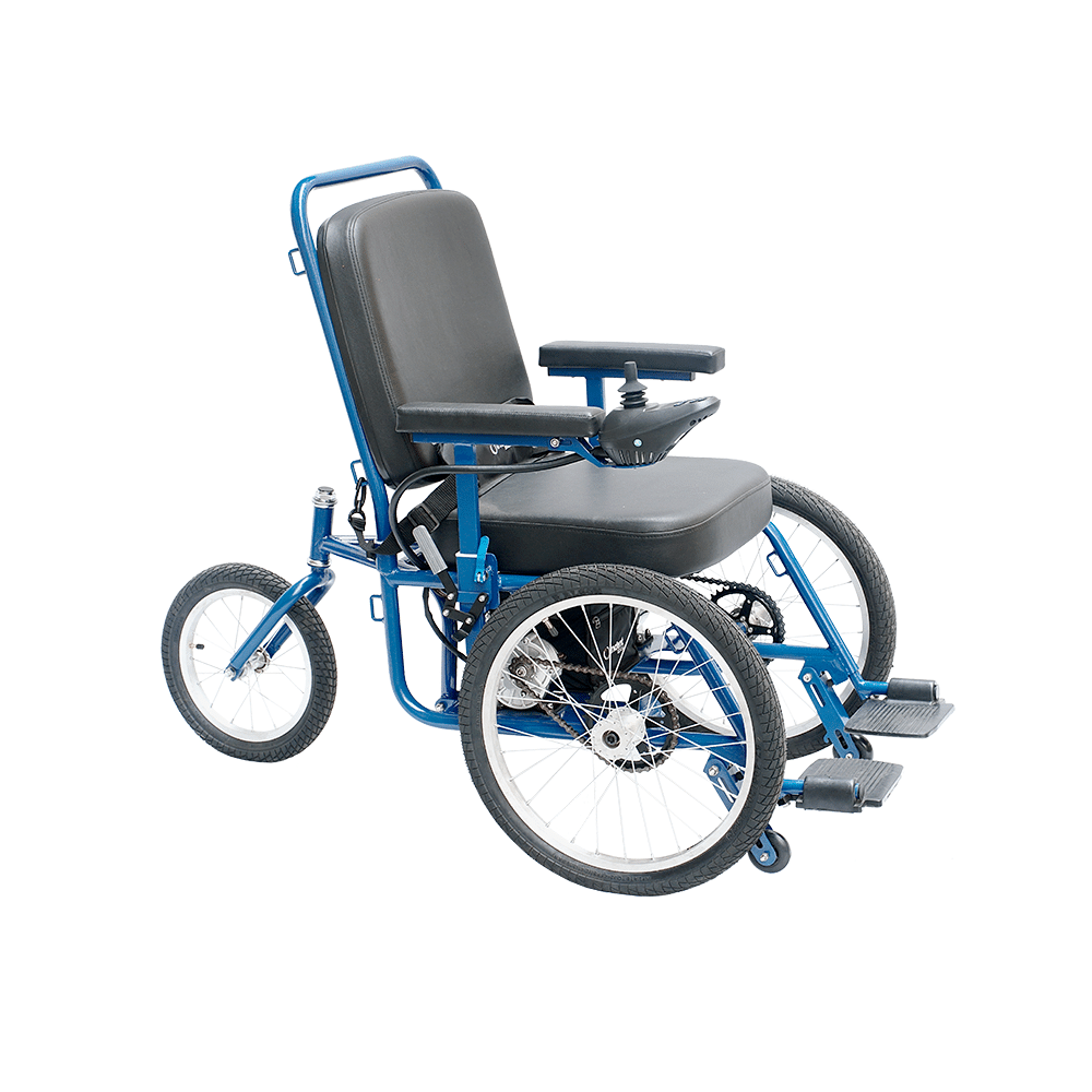 Ibex Electric Wheelchair Designed for PwDs and Elderly Tadpole Three Wheel with Lithium Polymer Battery and Quick Release - Image 1