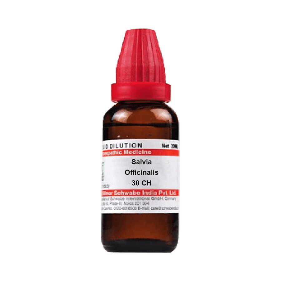 Dr Willmar Schwabe India Salvia Officinalis Dilution 30 CH - Image 1