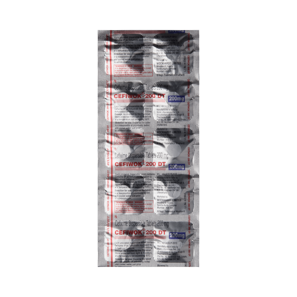 Cefiwok 200 DT Tablet - Image 4