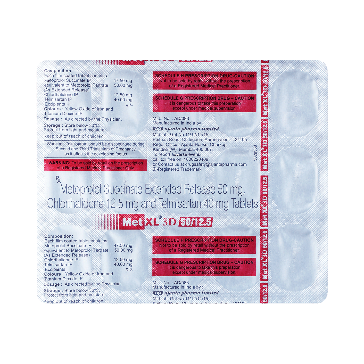 Met XL 3D 50/12.5 Tablet - Image 6