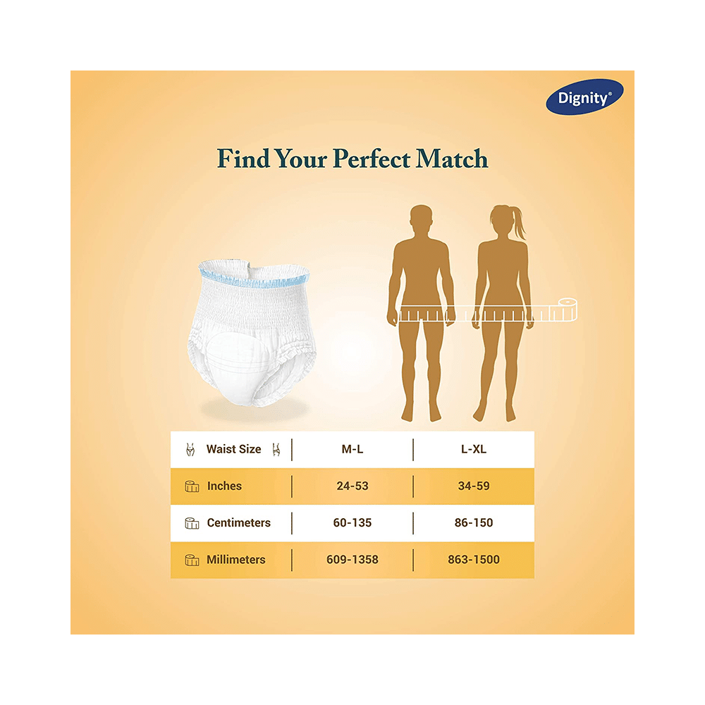 Dignity Overnight Pull-Ups Adult Diaper M-L - Image 4