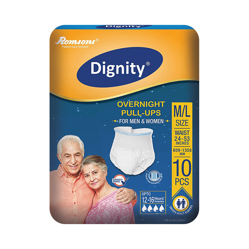 Dignity Overnight Pull-Ups Adult Diaper M-L - Image 1