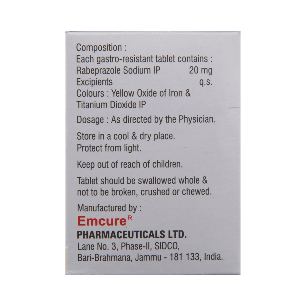 Rabifast 20 Tablet - Image 3