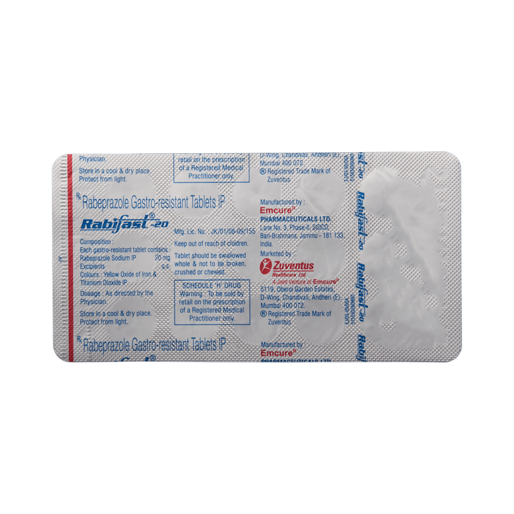 Rabifast 20 Tablet - Image 5