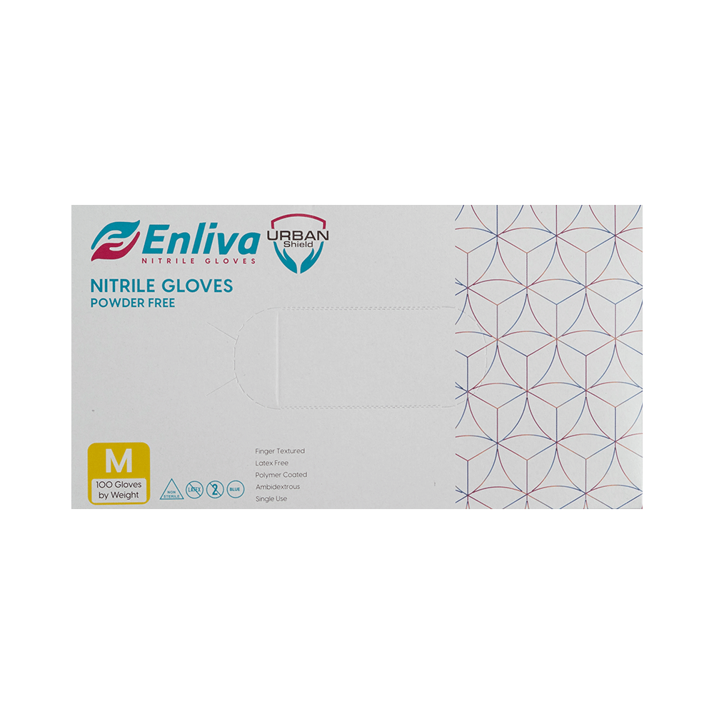 Enliva Urban Shield Nitrile Glove Medium