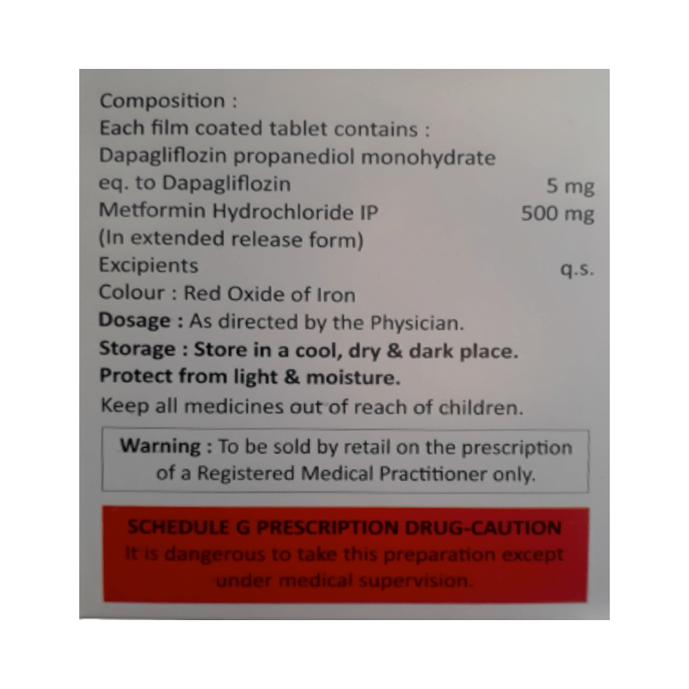 Glyfloz-M 5mg/500mg Tablet ER - Image 2