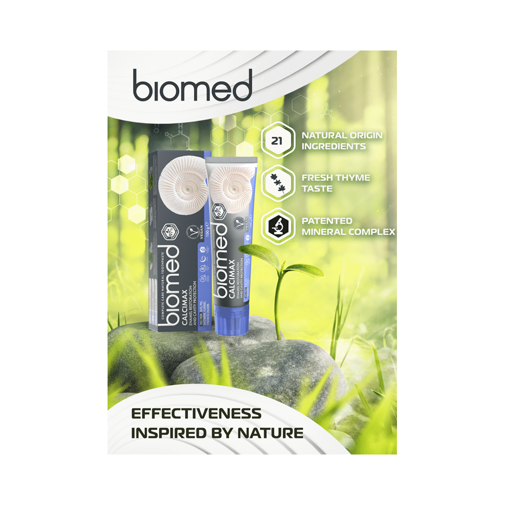 Biomed Complete Care Natural Toothpaste (100gm Each) Calcimax - Image 8