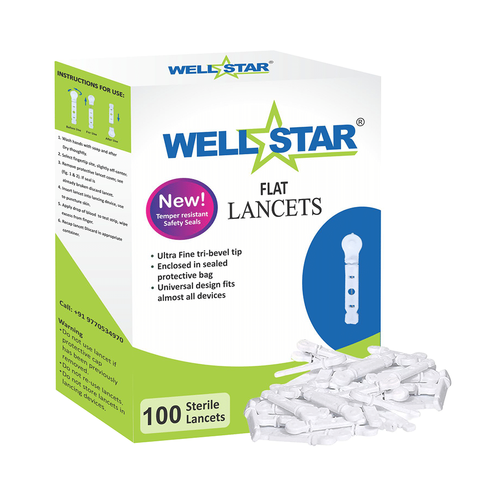 Wellstar Flat Lancets White - Image 1