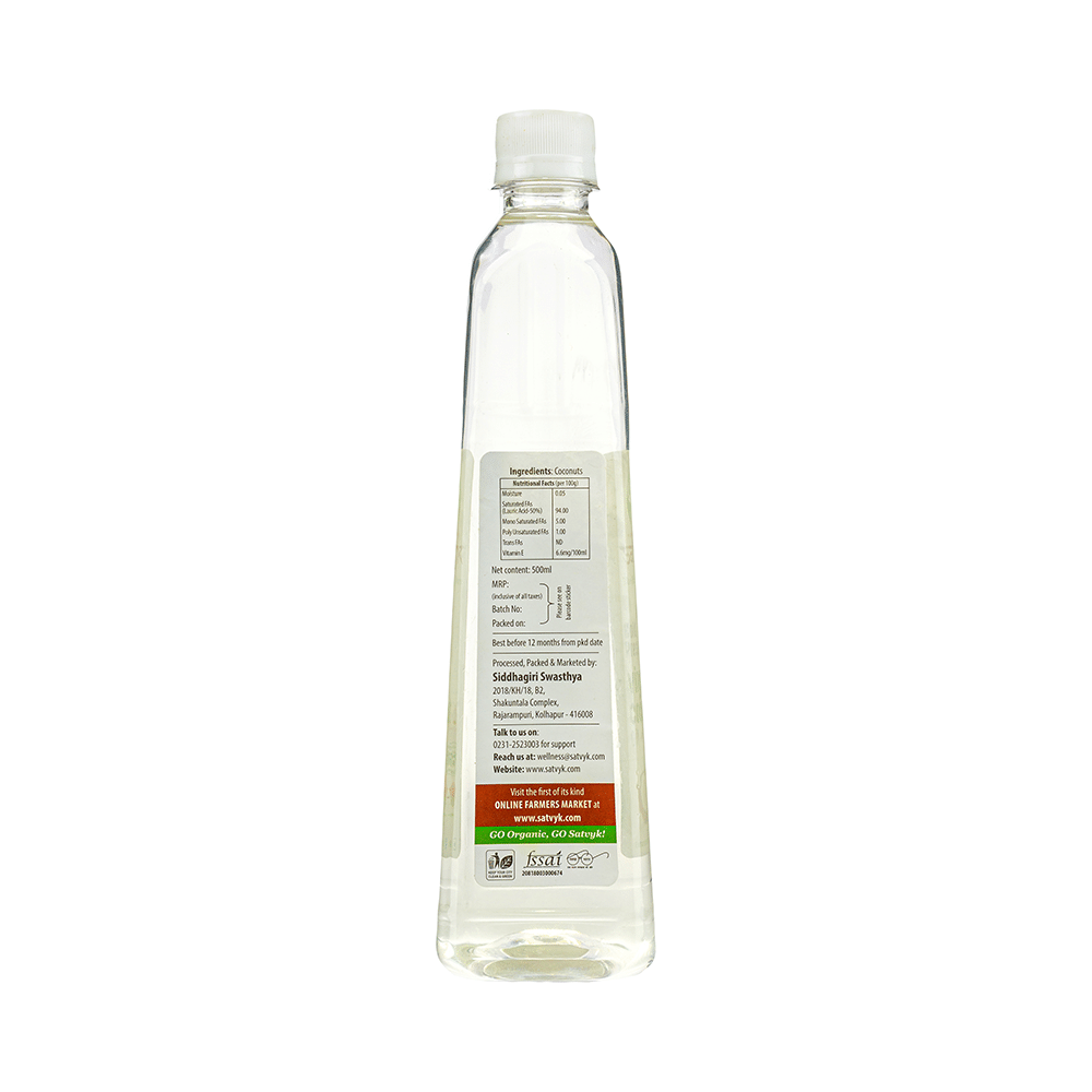 Satvyk Organic Virgin Coconut Oil - Image 2