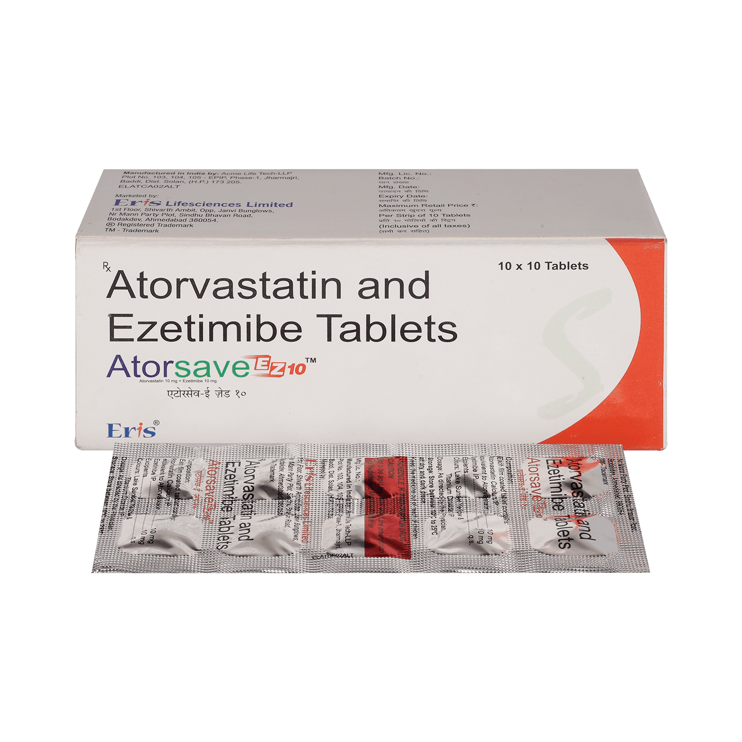 Atorsave EZ 10 Tablet - Image 1