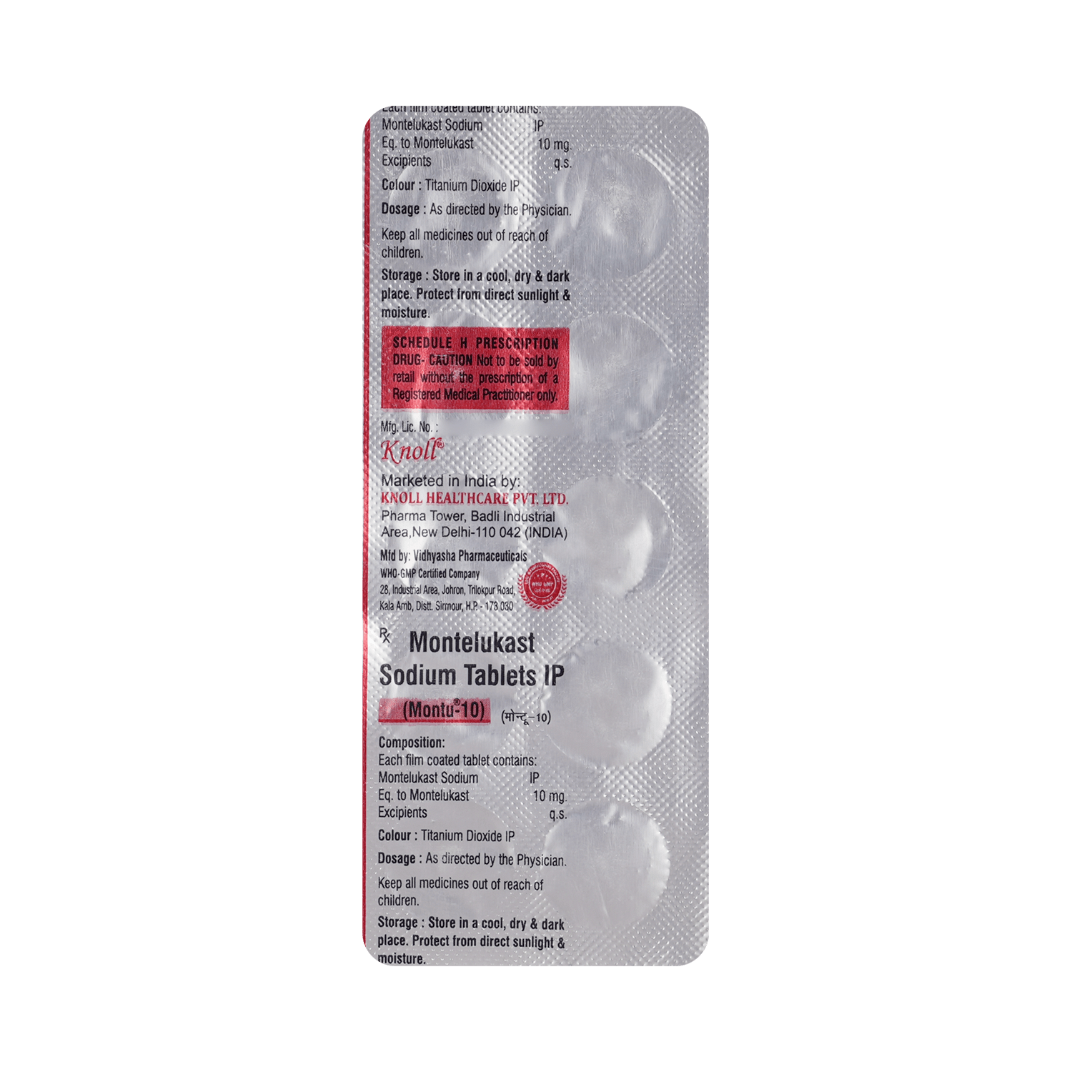 Montu 10mg Tablet - Image 3