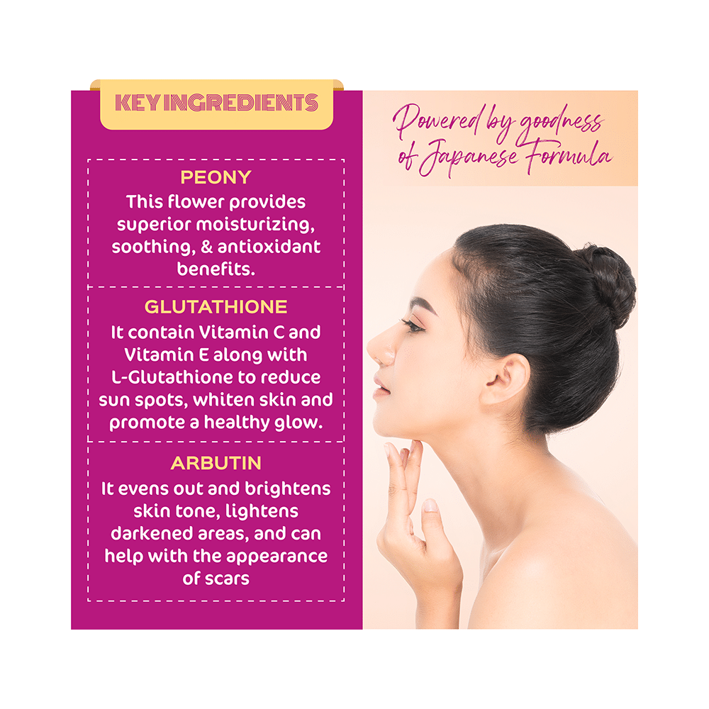 Pearl O Bright Premium Glow Cream with Peony, Glutathione & Arbutin - Image 5