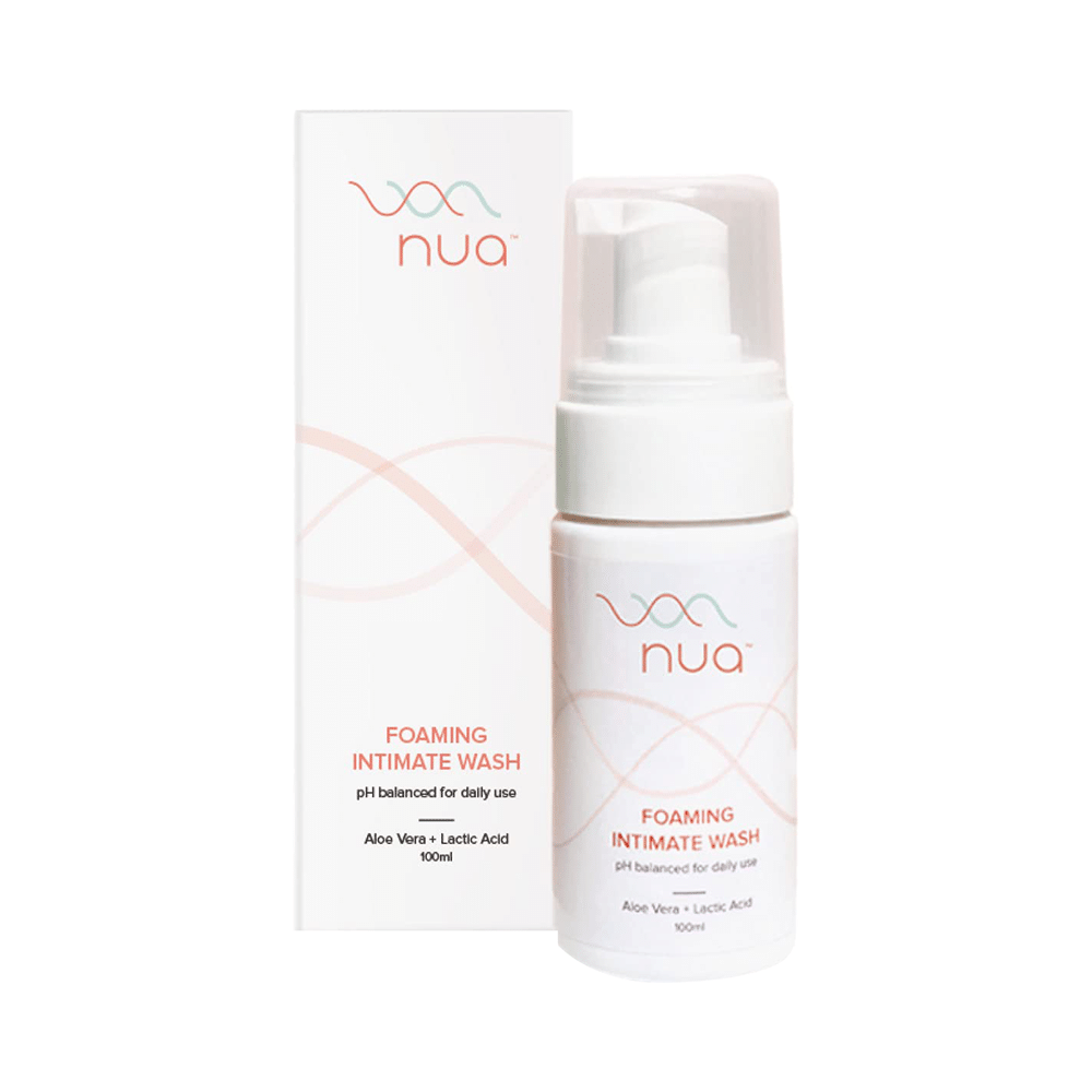 Nua Foaming Intimate Wash with Aloe Vera and Lactic Acid