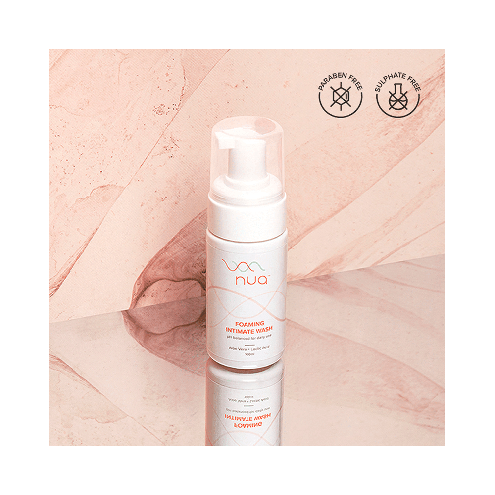 Nua Foaming Intimate Wash with Aloe Vera and Lactic Acid - Image 2