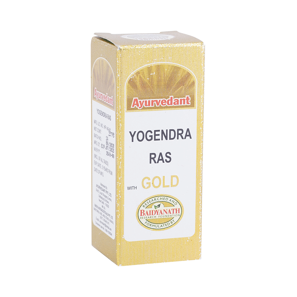 Baidyanath Ayurvedant Yogendra Ras with Gold Tablet - Image 1
