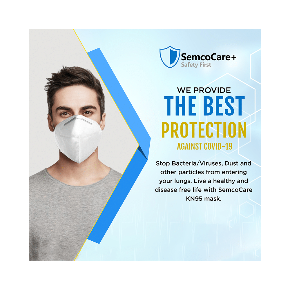 SemcoCare+ KN95 Particulate Respirator Face Mask - Image 4