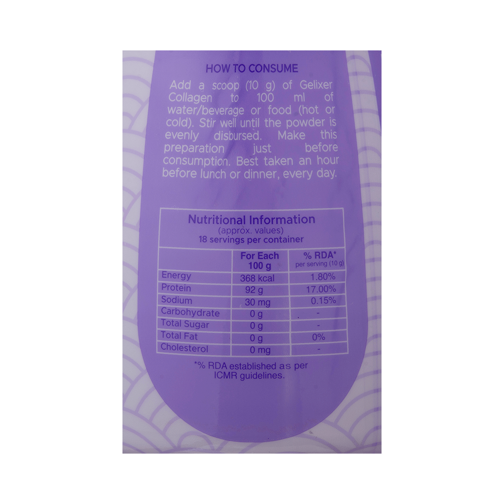Gelixer Collagen Classic Powder Unflavoured - Image 4