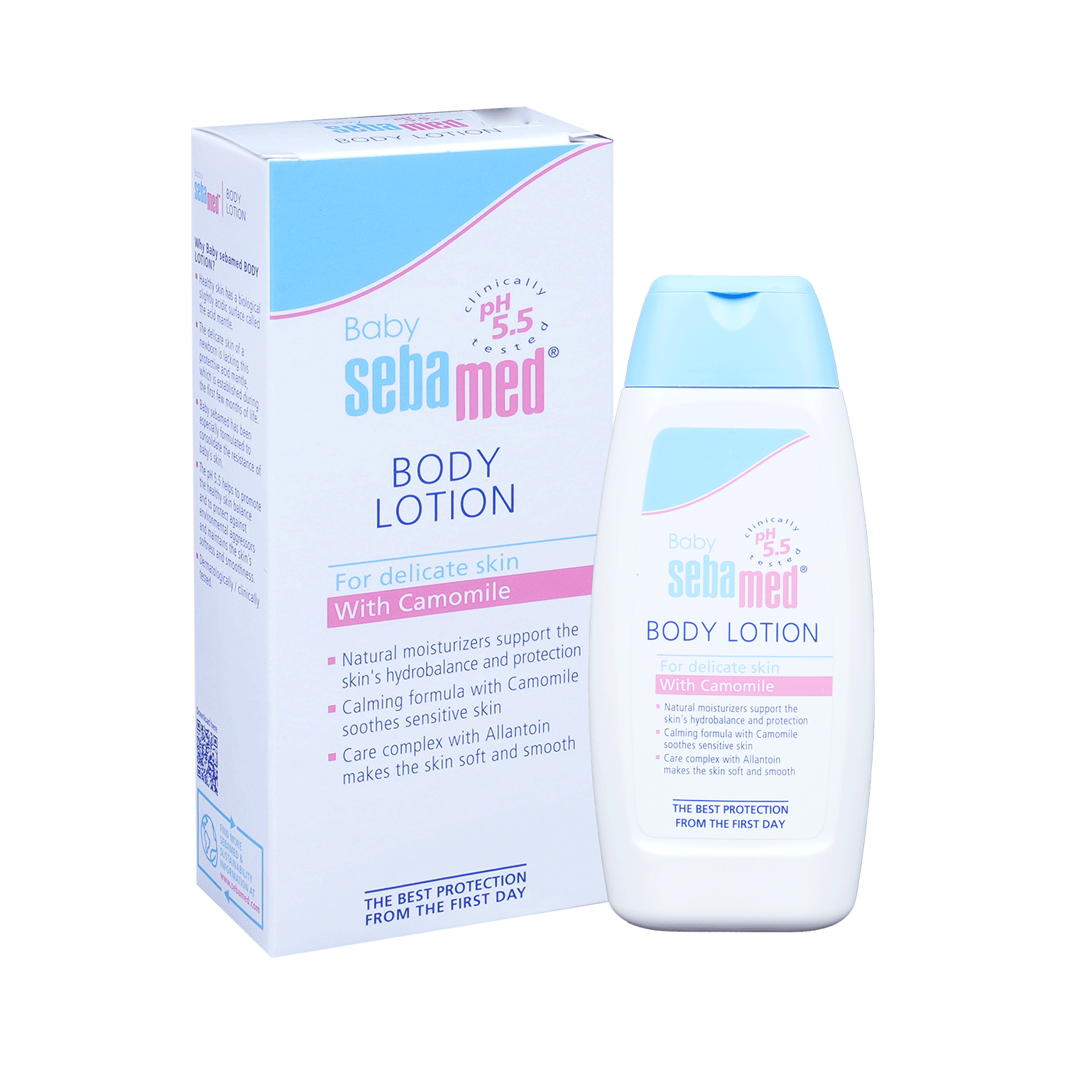 Sebamed Baby Lotion with Camomile & Allantoin | For Sensitive Skin