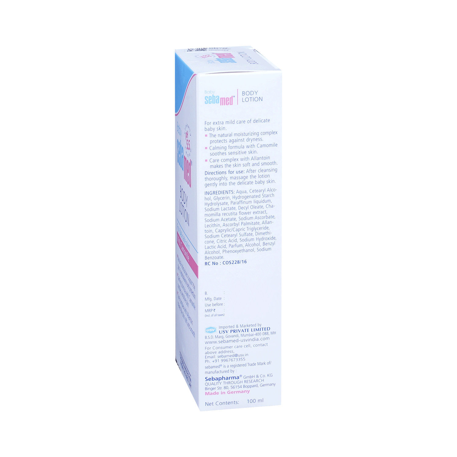 Sebamed Baby Lotion with Camomile & Allantoin | For Sensitive Skin - Image 3
