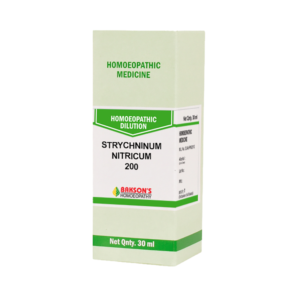 Bakson's Homeopathy Strychninum Nitricum Dilution 200 - Image 1