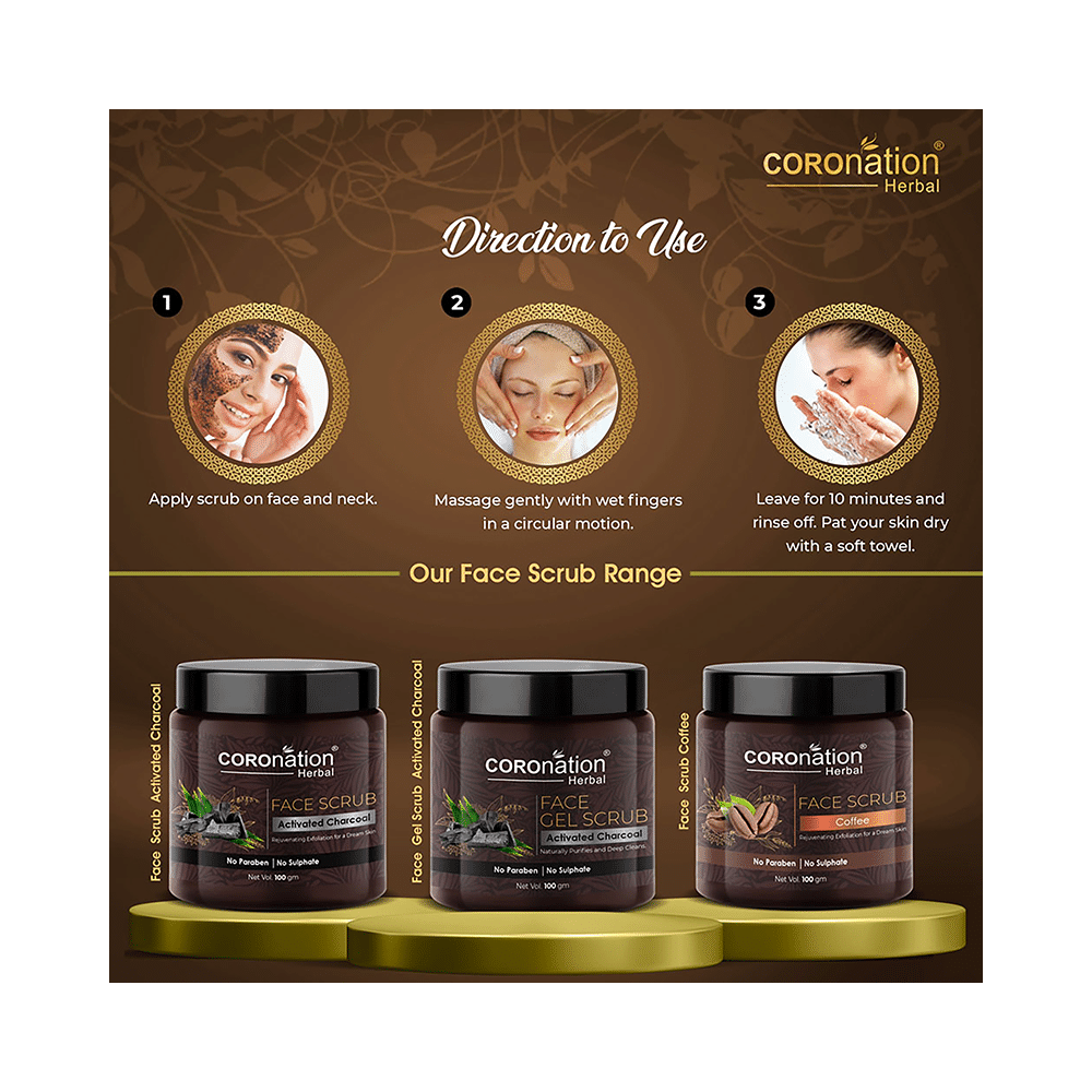 Coronation Herbal Coffee Face Scrub (100gm Each) - Image 6