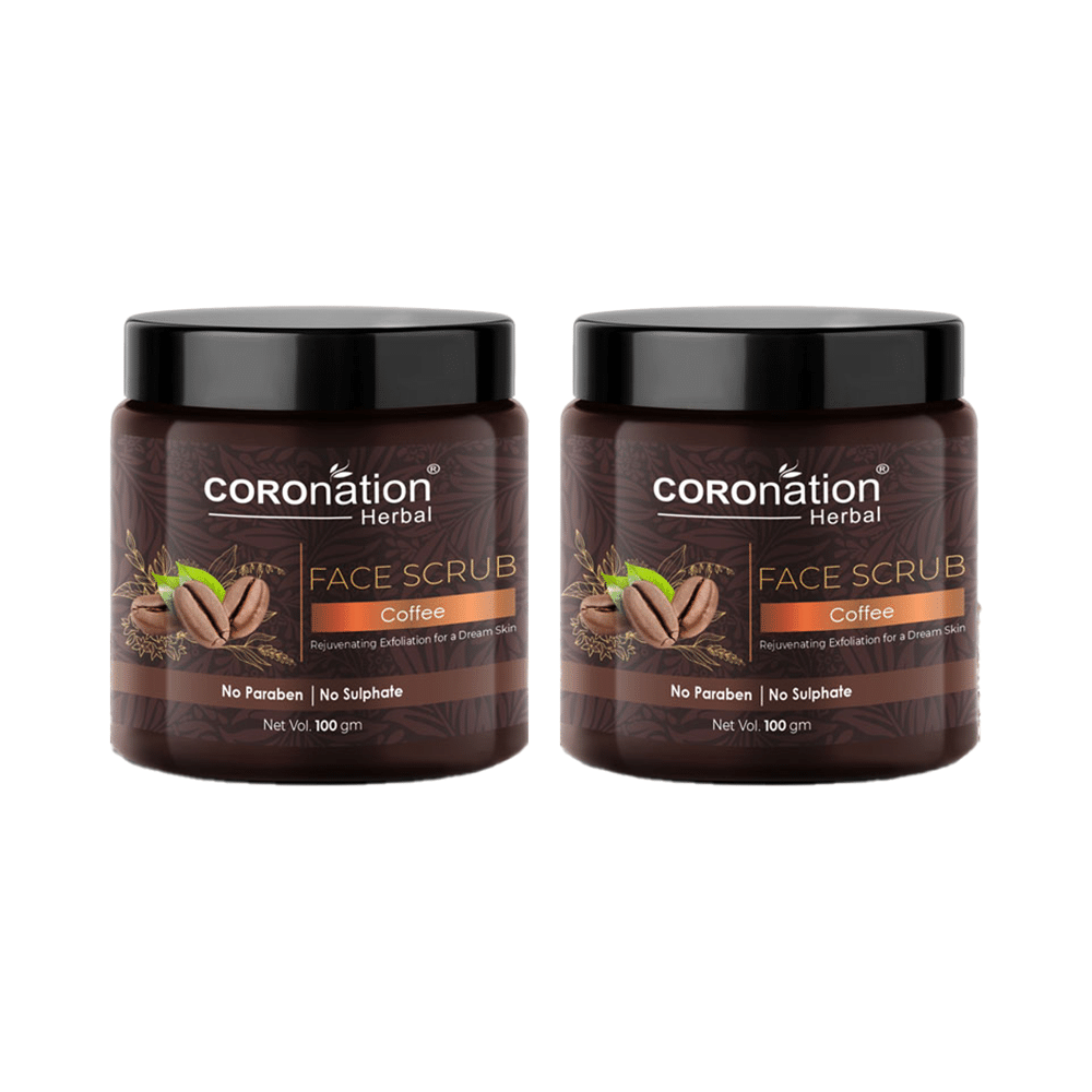 Coronation Herbal Coffee Face Scrub (100gm Each) - Image 1