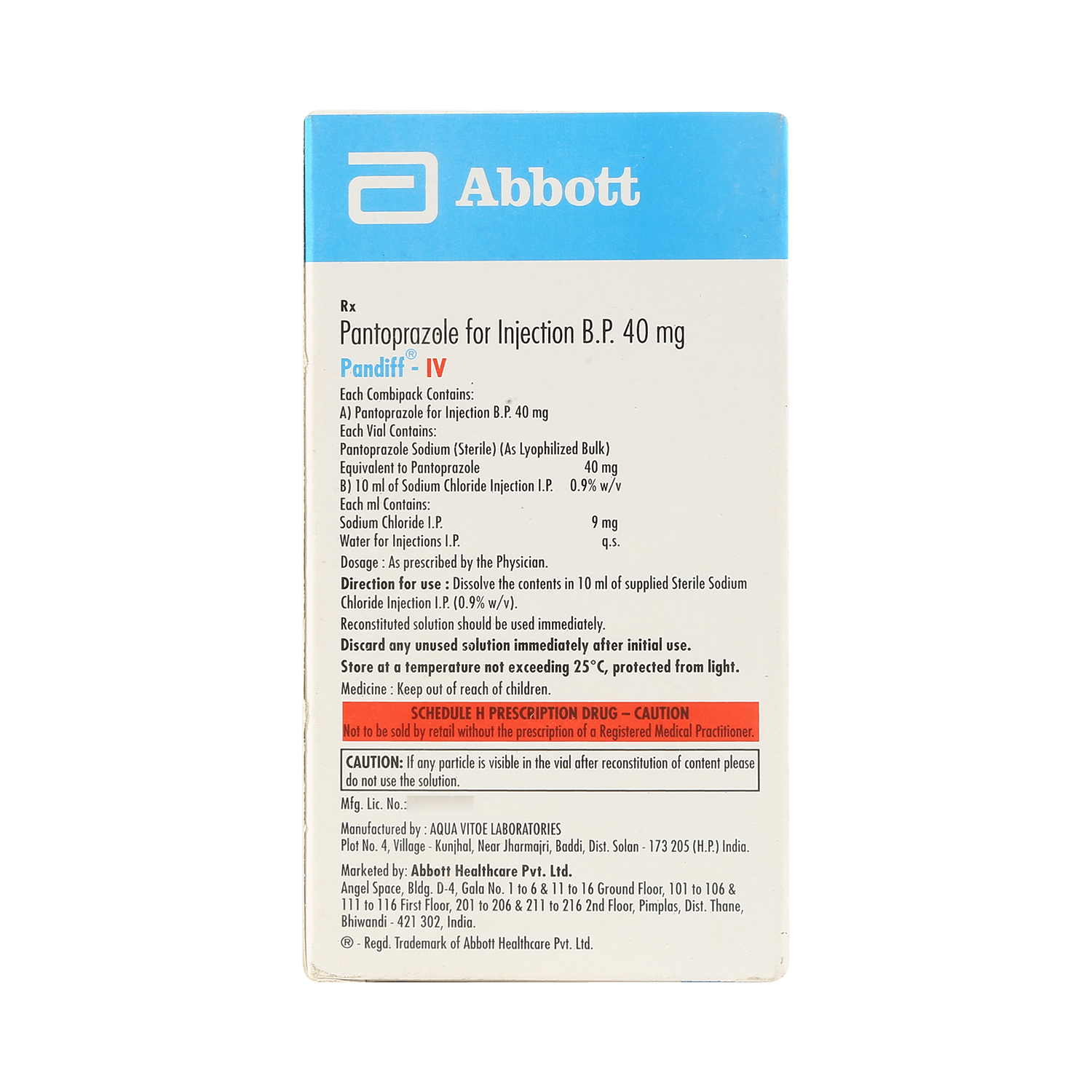 Pandiff 40mg Injection - Image 3