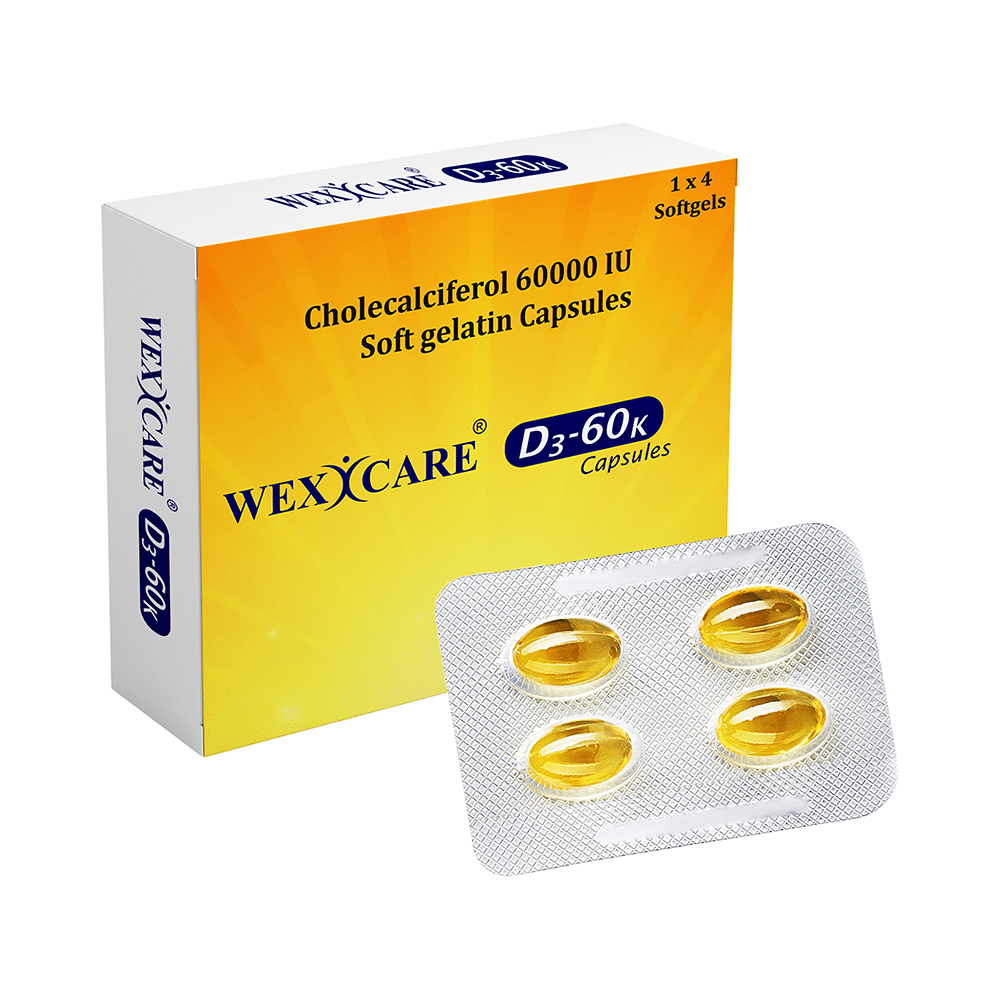 Wexcare D3 60K Capsules - Image 1