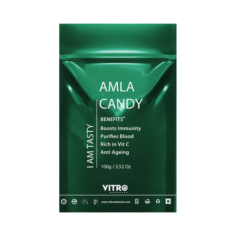 Vitro Naturals I Am Tasty Amla Candy | Rich in Vitamin C for Immunity & Blood Purification - Image 1
