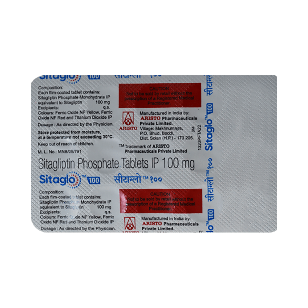 Sitaglo 100 Tablet - Image 3