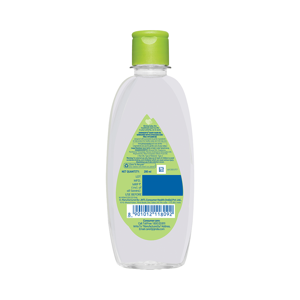 Johnson's Baby Hair Oil - Image 2