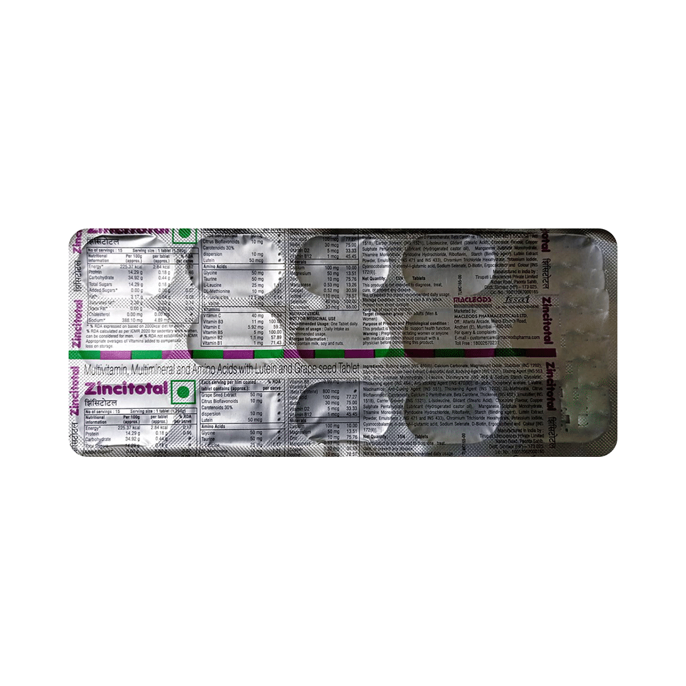 Zincitotal Tablet