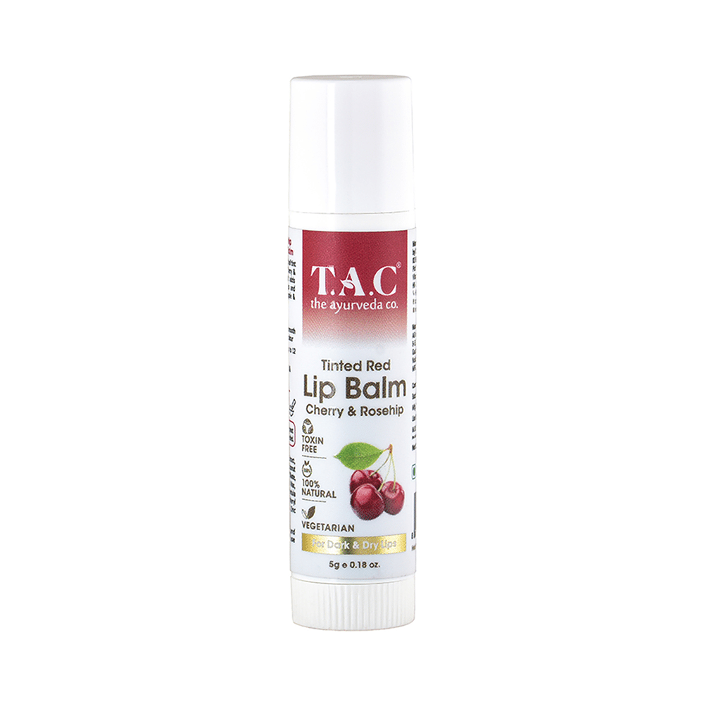 TAC The Ayurveda Co. Lip Balm Cherry & Rosehip - Image 1
