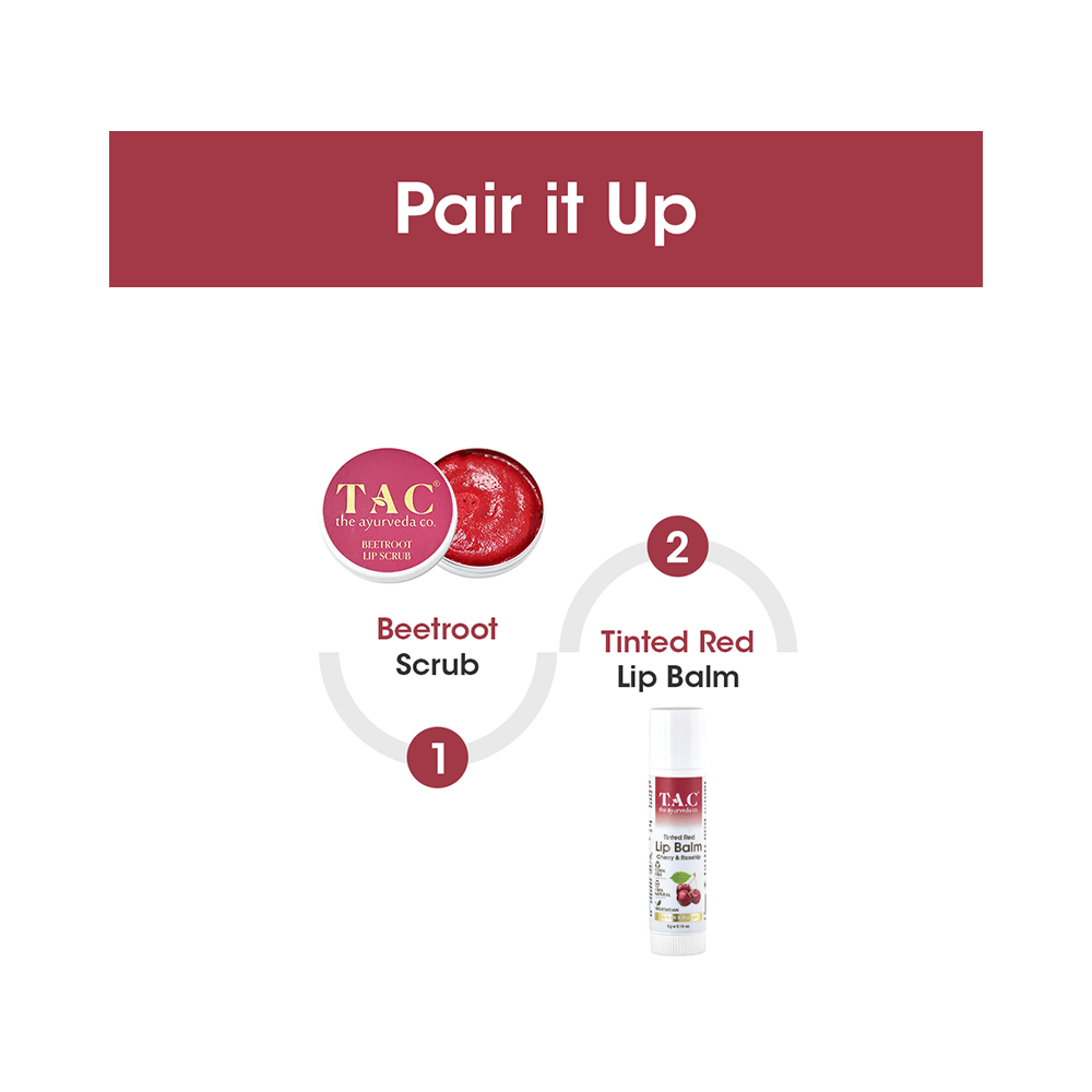 TAC The Ayurveda Co. Lip Balm Cherry & Rosehip - Image 7