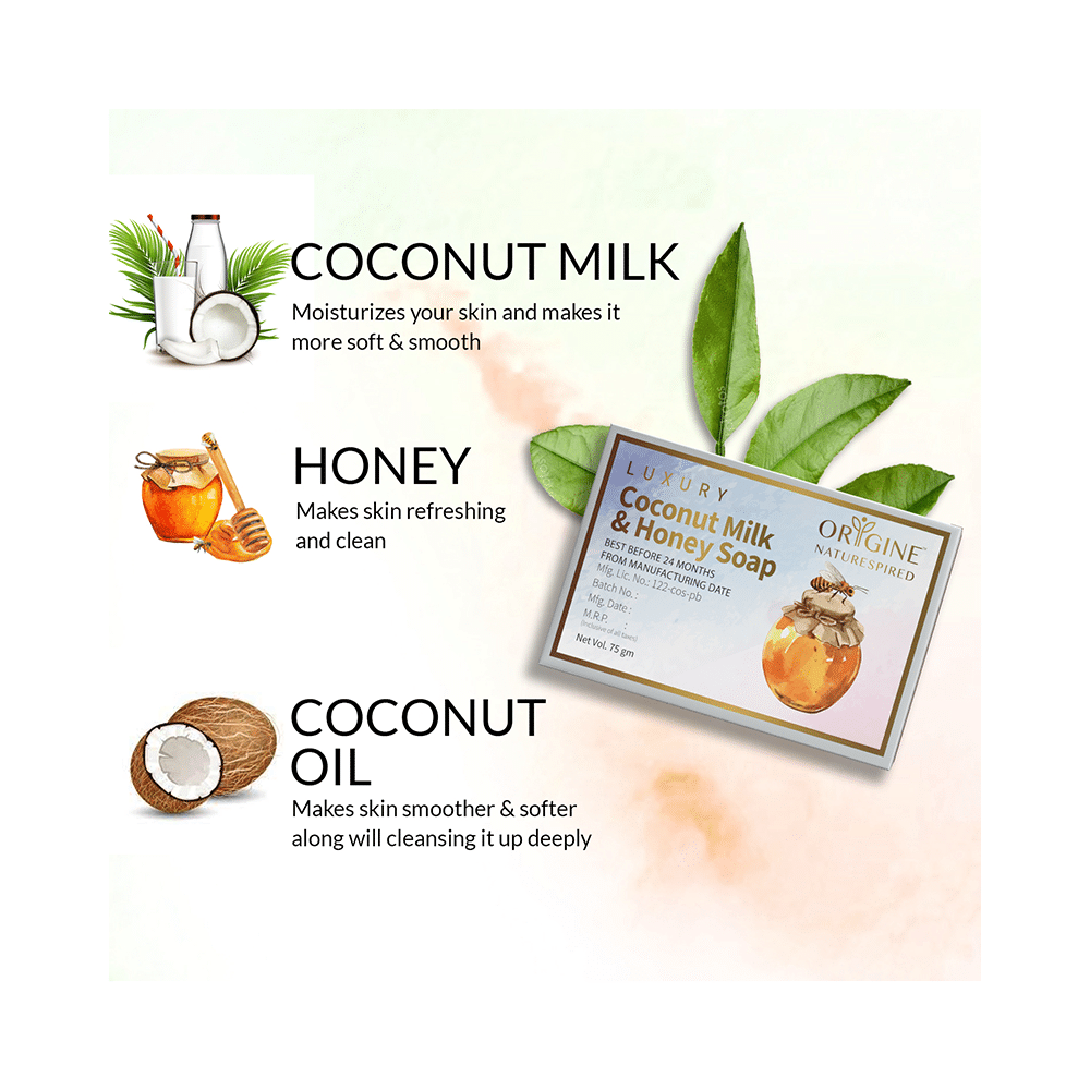 Combo Pack of Origine Naturespired Immuno Care 750ml, Body Lotion 200ml, Coconut Milk & Honey Soap 75gm & Moisturising Cream 50gm - Image 12