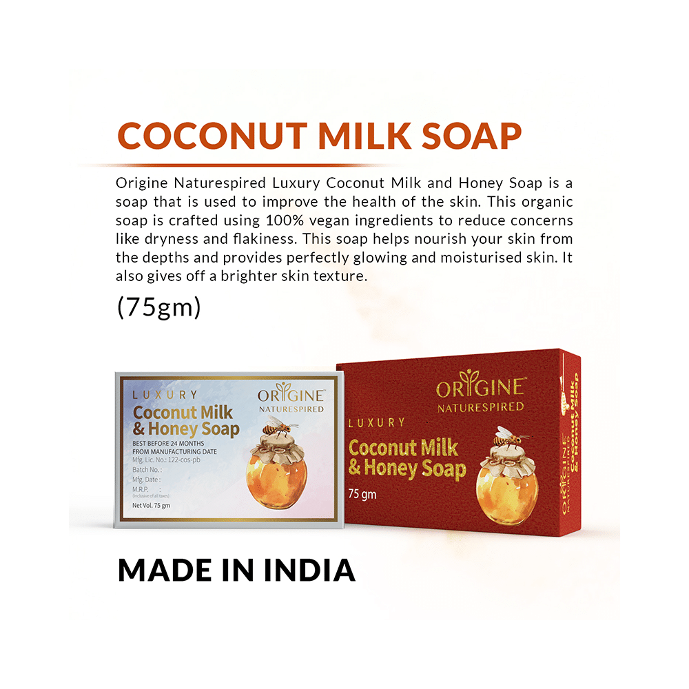 Combo Pack of Origine Naturespired Immuno Care 750ml, Body Lotion 200ml, Coconut Milk & Honey Soap 75gm & Moisturising Cream 50gm - Image 11