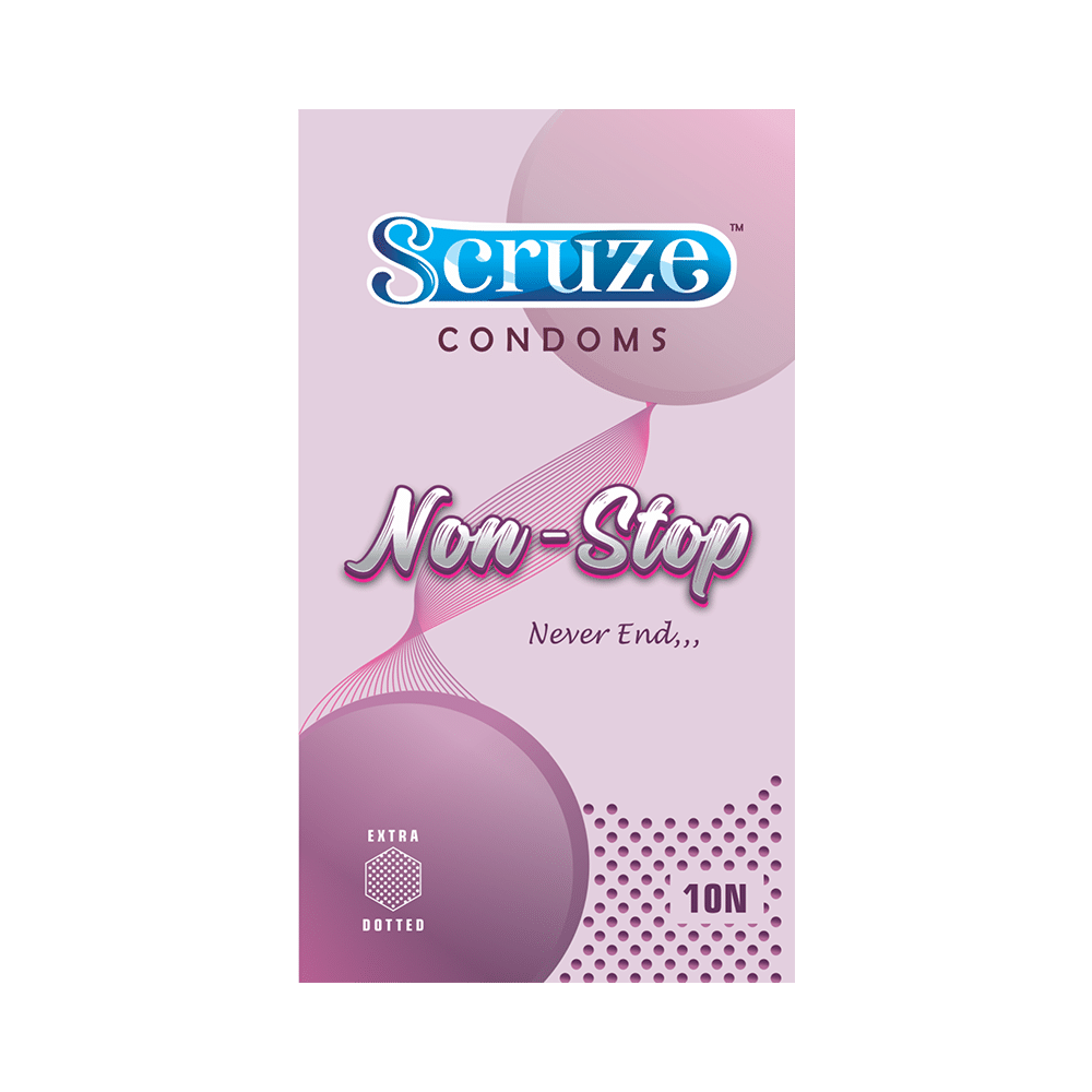 Scruze Condom Extra Dotted Non Stop - Image 1