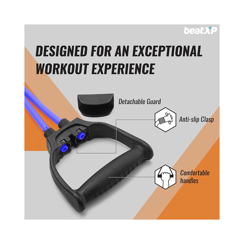 beatXP Resistance Band Double Tubing Blue GHVMEDFIT086 - Image 4