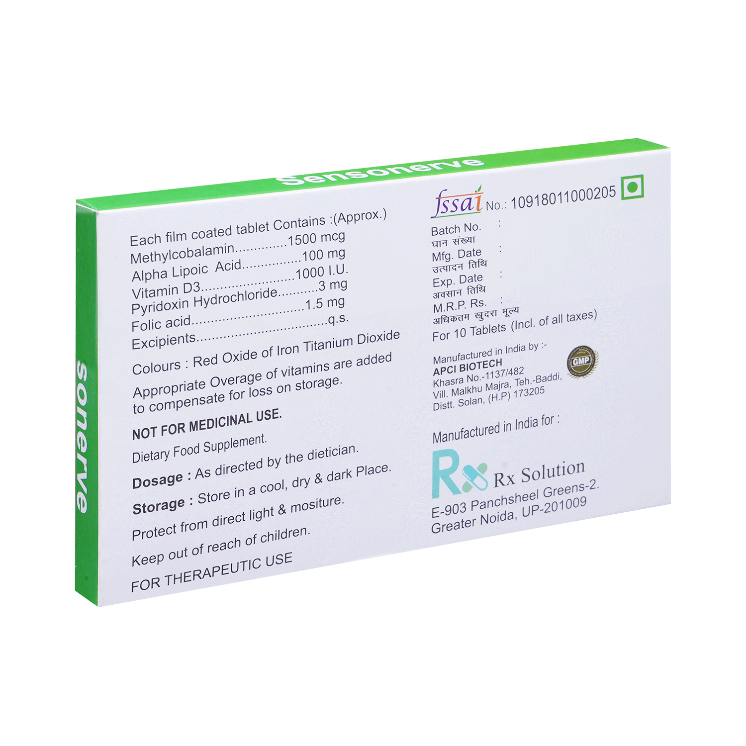 Sensonerve Tablet - Image 3