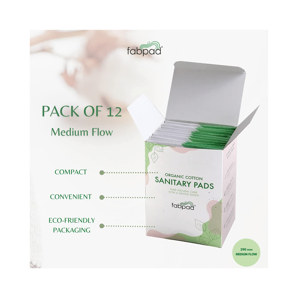 Fabpad Organic Cotton Sanitary Medium Flow - Image 4