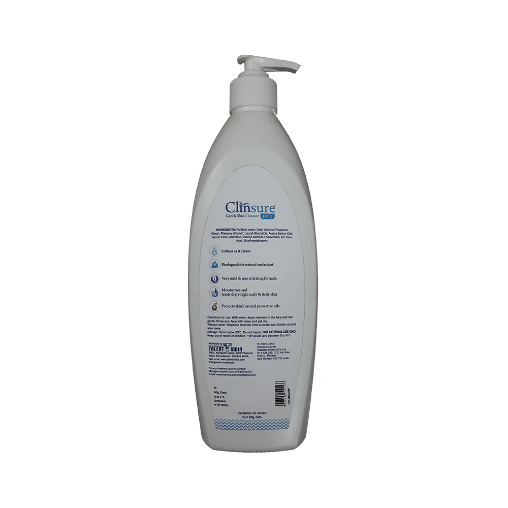 Clinsure Gentle Skin Cleanser with pH 5.5 | All Skin Types | Paraben & Sulphate-Free - Image 2