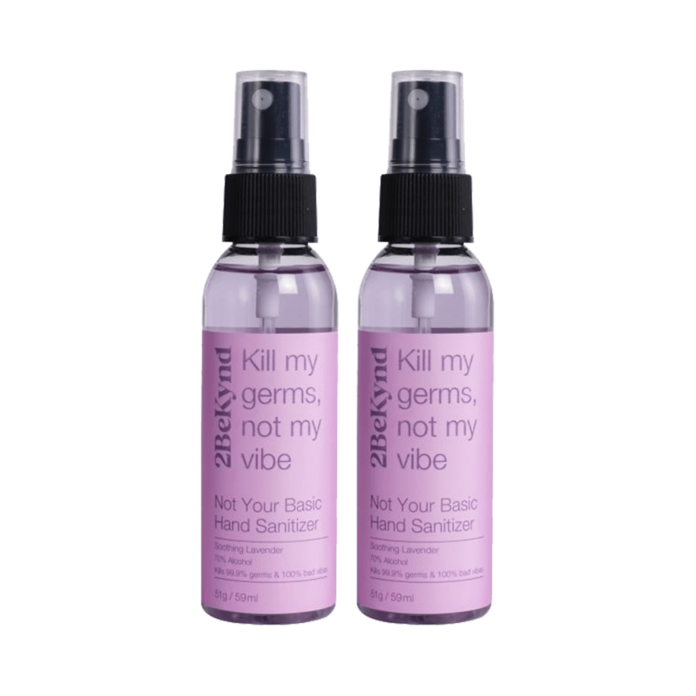 2Bekynd Hand Sanitizer (59ml Each) Soothing Lavender - Image 1