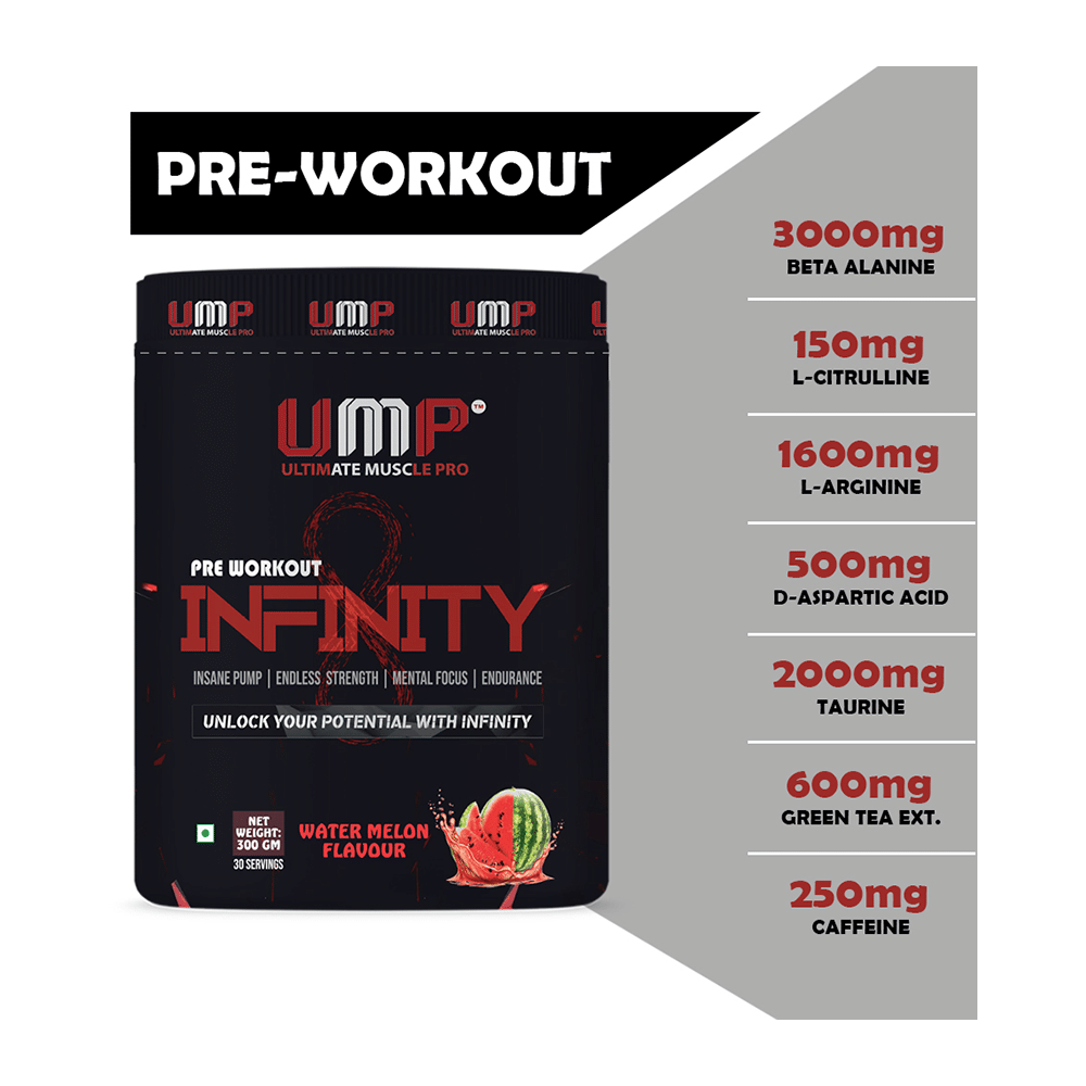 Ultimate Muscle Pro Pre Workout Infinity Watermelon - Image 3